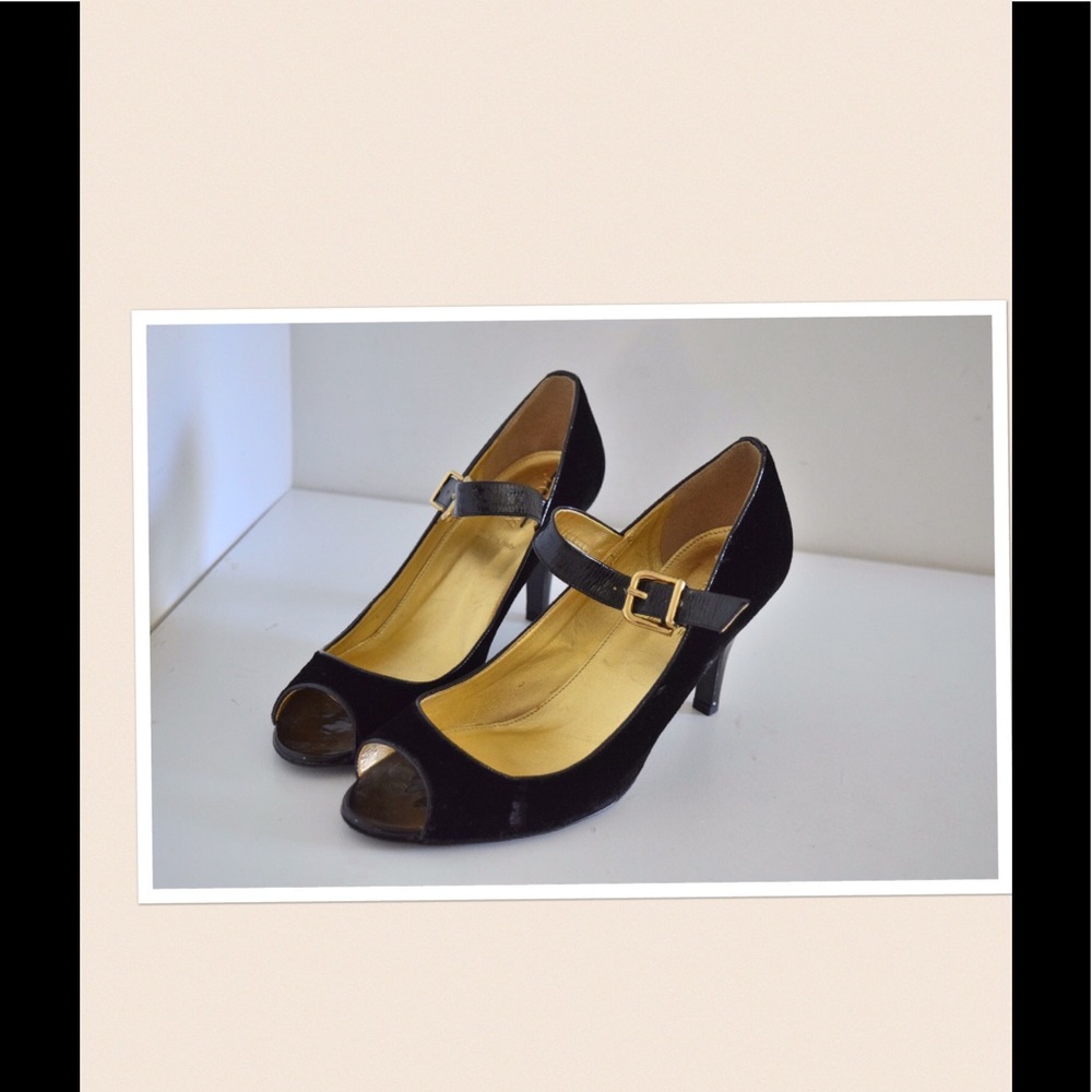 NWOT J. Crew peep toe pumps